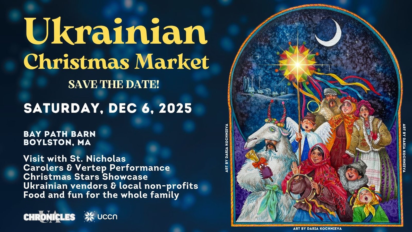 Ukrainian Christmas Market image - Saturday, Dec 6 2025