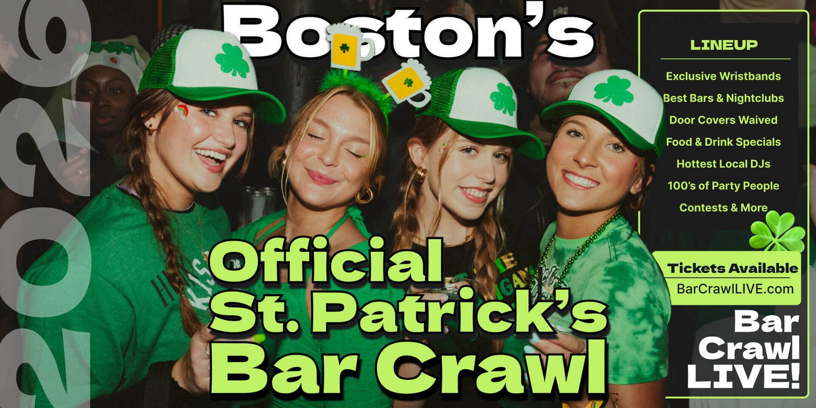 2026 Official Boston St Patricks Day Bar Crawl By Bar Crawl LIVE