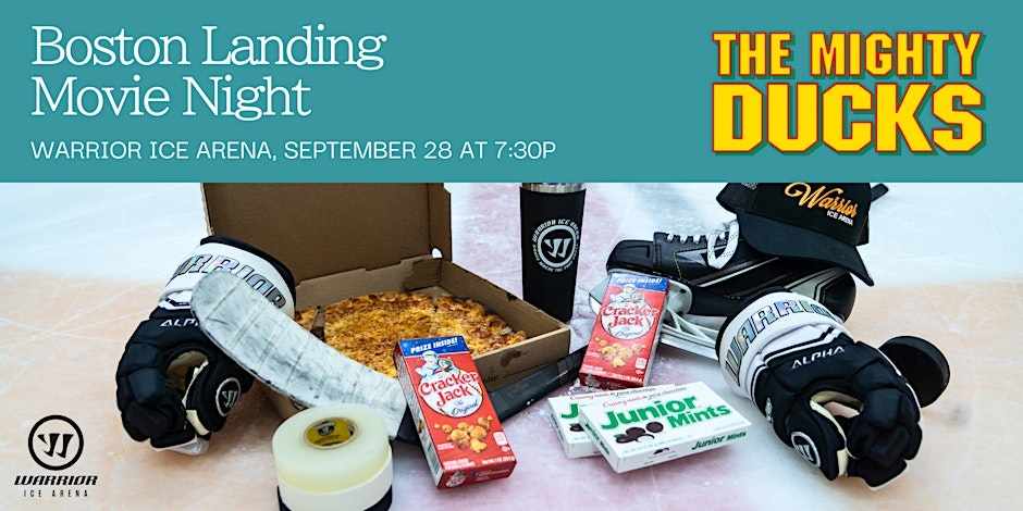 Indoor Movie Night Presenting The Mighty Ducks at Boston Landing