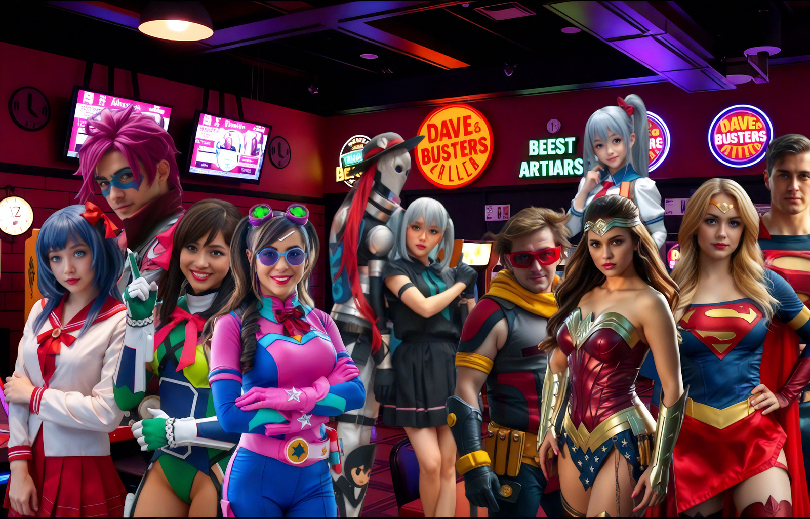 Cosplay New Year’s Extravaganza at Dave & Buster's