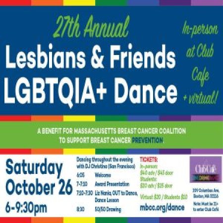 27th Annual Lesbians and Friends LGBTQIA+ Dance
