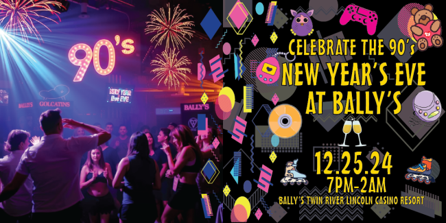 90's Blast: New Year's Eve Bash at Bally's