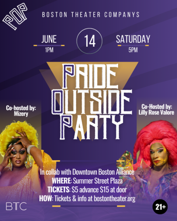 Boston Theater Co's Pride Outside Party